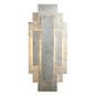 Belmont - Layered Silver Leaf Modern Wall Light