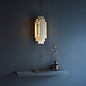 Belmont - Layered Silver Leaf Modern Wall Light