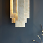 Belmont - Layered Silver Leaf Modern Wall Light