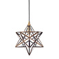 Sirius - Glass Panelled Star Pendant - Small