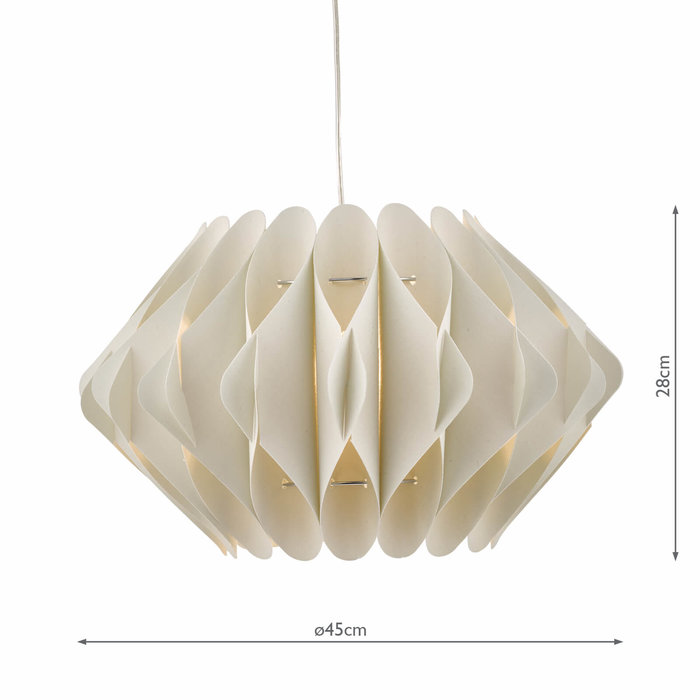 Norebro - Easy Fit Scandi Paper Pendant Shade