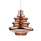 Coppered Ripple Glass Shade - Easy Fit Pendant Shade - Copy