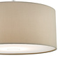 Ecru - Easy Fit Taupe Drum Pendant Shade - 40cm