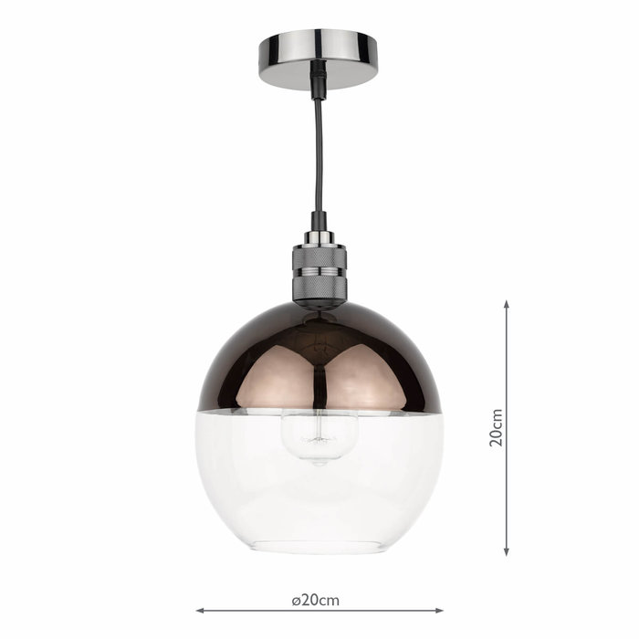 Glass Globe Shade - Easy Fit Pendant Shade