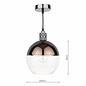 Glass Globe Shade - Easy Fit Pendant Shade