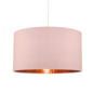 Dominic - Easy Fit Pink & Copper Pendant Shade - 40cm