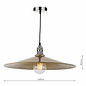 Clive - Industrial Brass Easy Fit Pendant Shade