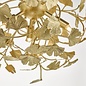 Yadira - Twisting Leaf Gold Semi Flush Ceiling Light