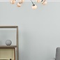 Swirl - Art Glass 6 Light Semi Flush Ceiling Light