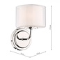 Southwell - Modern Double Layered Glass Wall Light - Laura Ashley