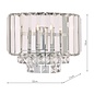 Vienna - Classic Crystal Wall Light - Polished Chrome - Laura Ashley