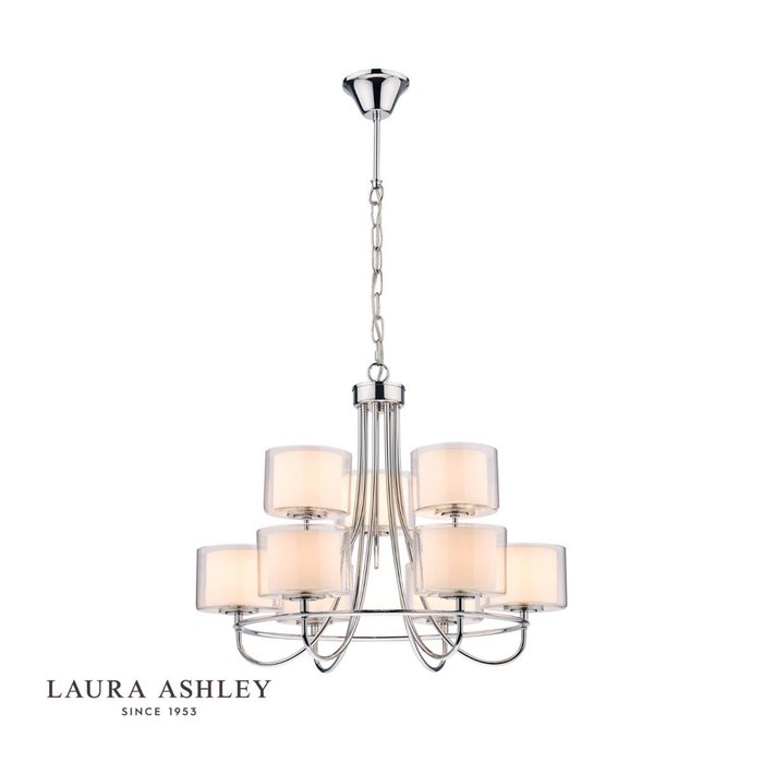 Southwell - Two Tier Glass Chandelier - Laura Ashley