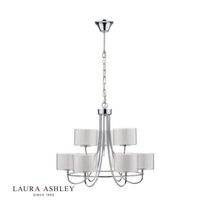 Southwell - Two Tier Glass Chandelier - Laura Ashley