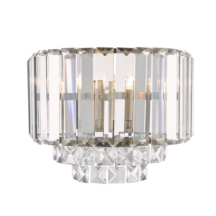 Vienna - Classic Crystal Wall Light - Antique Brass - Laura Ashley