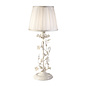 Leaf - Ornate Flower Table Lamp - Cream & Gold