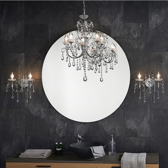 Tabby - Classic Waterfall Crystal Wall Light