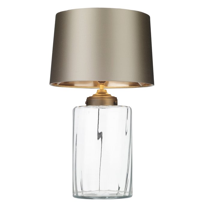 Kew Clear Glass Vase Table Lamp - David Hunt