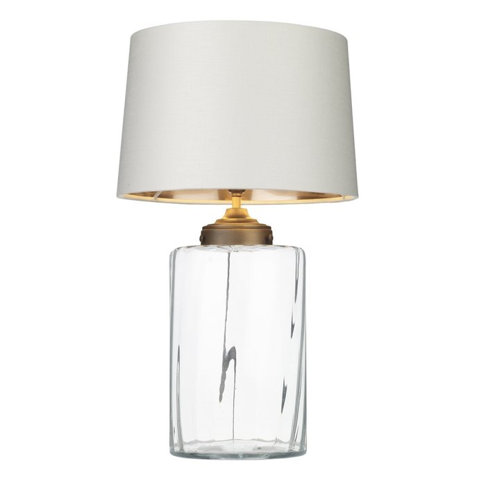 Kew Clear Glass Vase Table Lamp - David Hunt