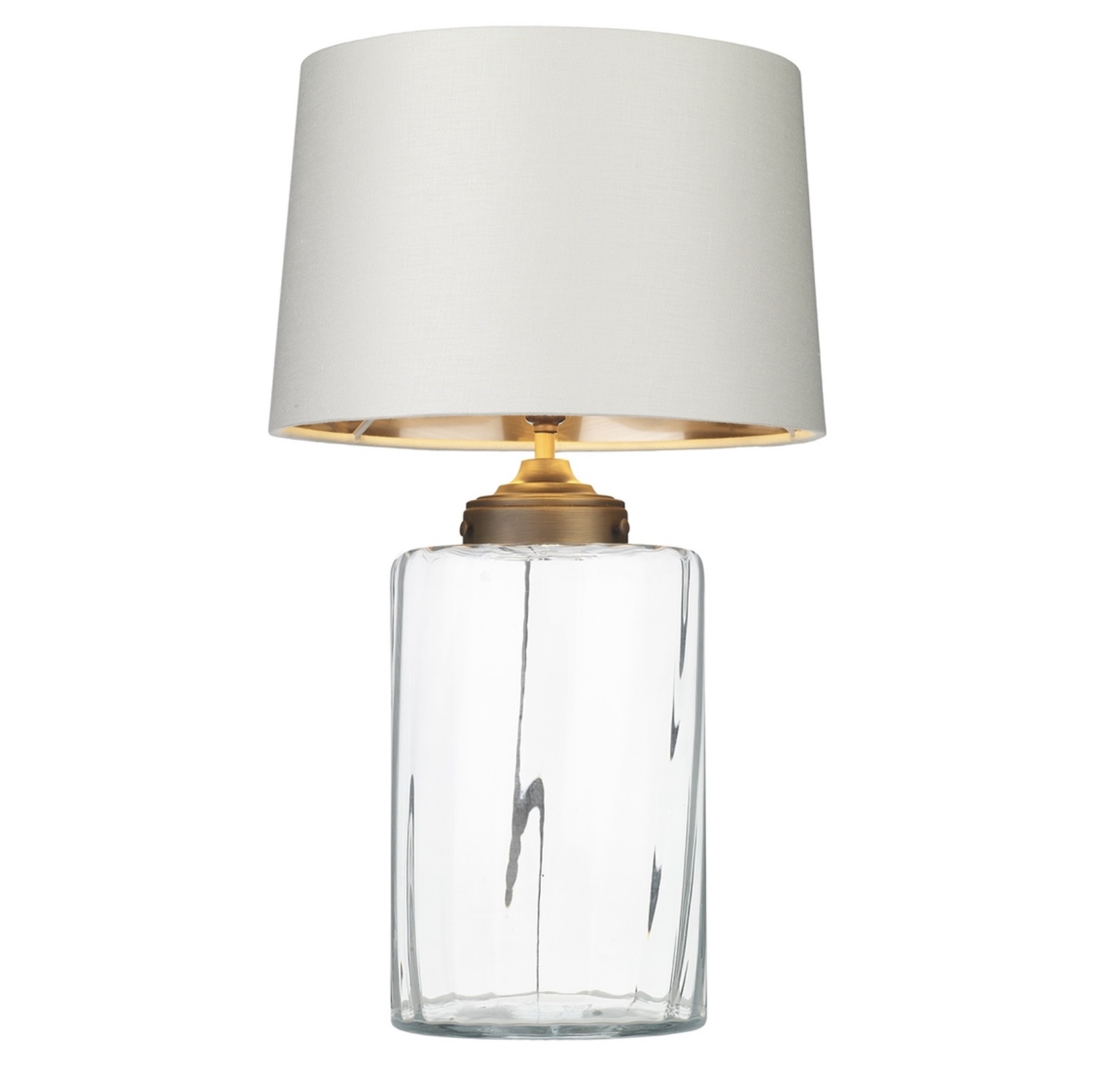 Clear hotsell vase lamp