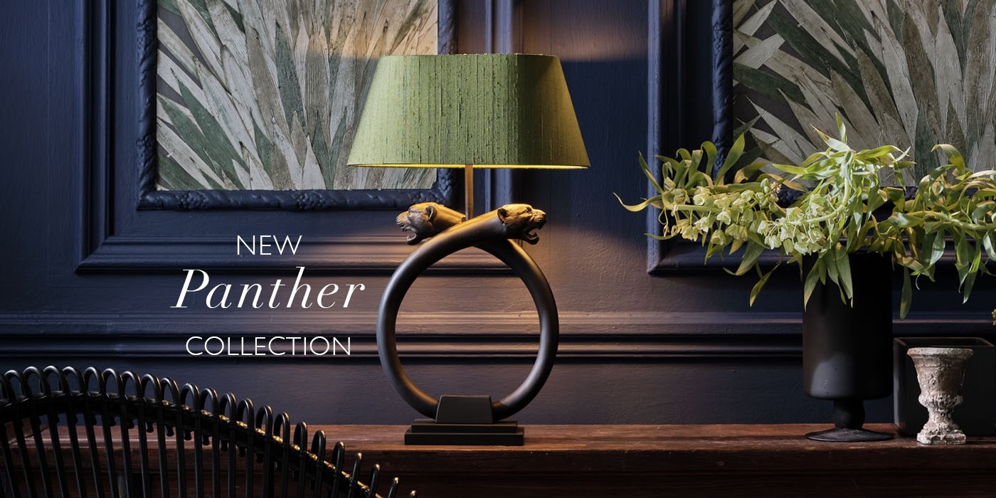 Black panther table sale lamp