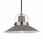 Lido - Graphite Grey and Copper Refined Industrial Pendant