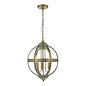 Heritage - Classic Globe Lantern - Antique Brass & Glass