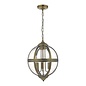 Heritage - Classic Globe Lantern - Antique Brass & Glass