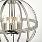 Heritage - Large Classic Globe Lantern - Polished Nickel & Glass