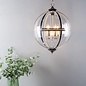 Heritage - Large Classic Globe Lantern - Polished Nickel & Glass