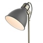 Freddy - Nordic Dark Grey & Satin Chrome Desk Lamp