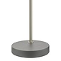 Freddy - Nordic Dark Grey & Satin Chrome Desk Lamp