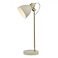 Freddy - Nordic Cream & Brass Table Lamp