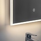 Ronan - Modern Edge Lit LED Illuminated Bathroom Mirror (Colour Changing Technology) & Shaver Socket