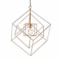 Ramshill - Large Gold Leaf Cage Single Pendant