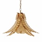 Irton - Tropical Palm Leaf Pendant - Gold