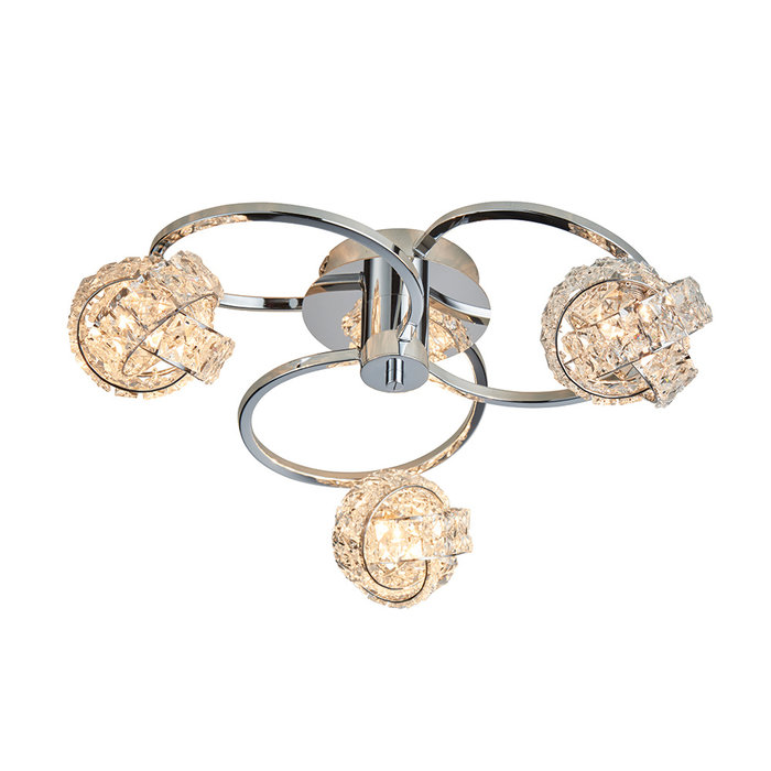 Talya – 3 Light Clustered Glass Ceiling Light