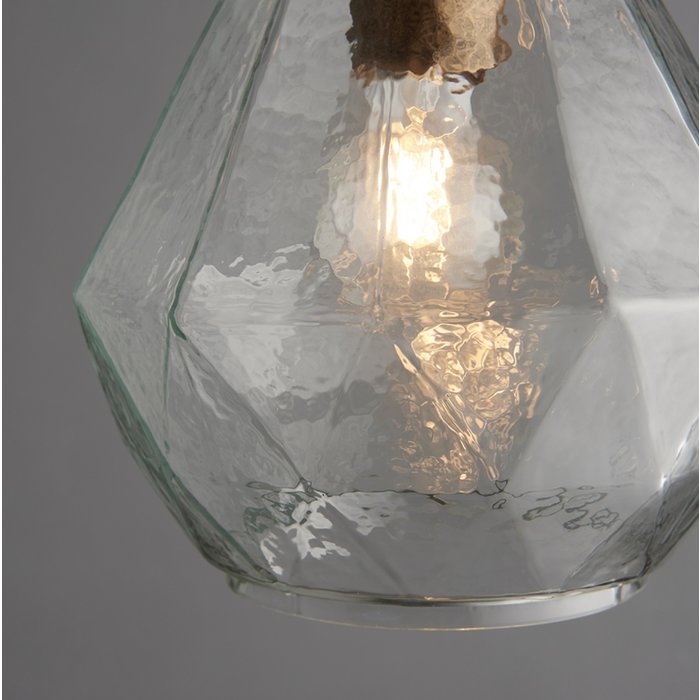 Lily – Glass and Gold Pendant Light