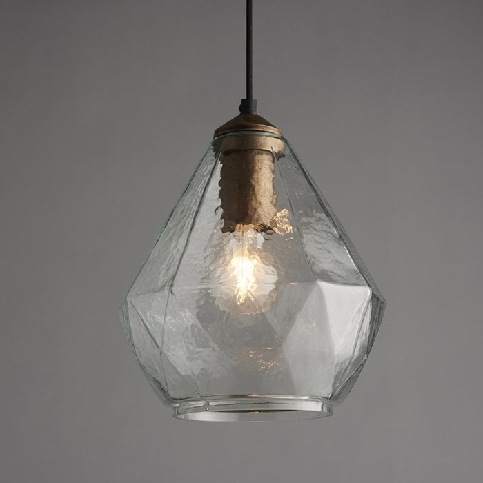 Lily – Glass and Gold Pendant Light
