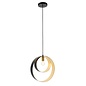 Callie – Contemporary Black & Brass Pendant Light