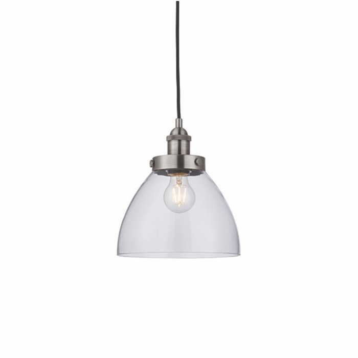 Ernest – Industrial Pendant Light with Glass Shade