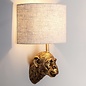 Marcel - Aged Gold Monkey Feature Wall Light