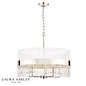 Alexa – 5 Light Pendant with Glass Rode Feature Shade – Laura Ashley