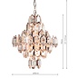 Windsor – Art Deco Rose Gold & Crystal Ceiling Light – Laura Ashley