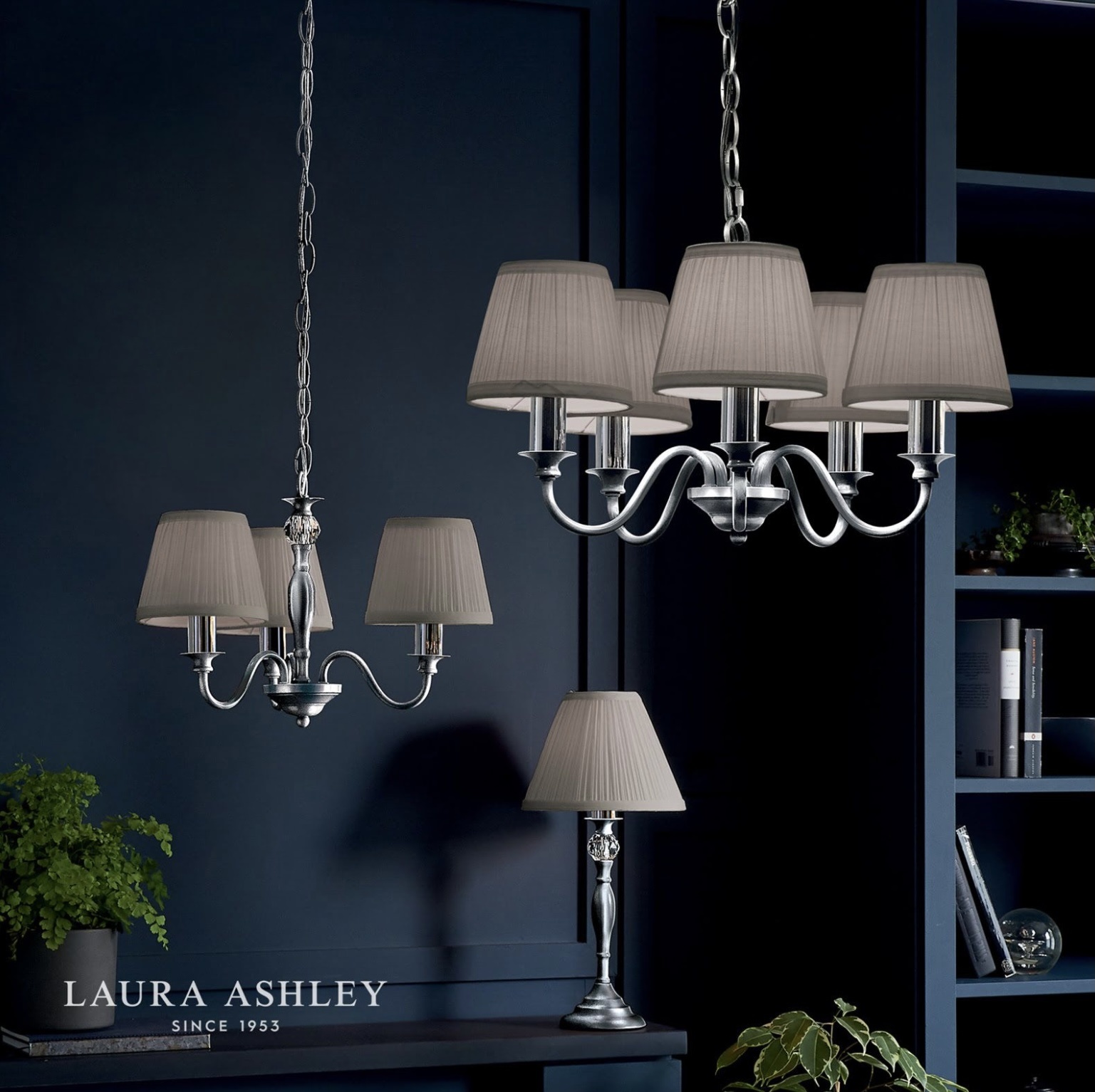 laura ashley grey chandelier