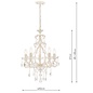 Shamley – Beautiful Teardrop and Crystal Beaded 5 Light Chandelier – Laura Ashley