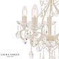 Shamley – Beautiful Teardrop and Crystal Beaded 5 Light Chandelier – Laura Ashley