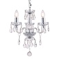 Harriet – Crystal & Polished Chrome Chandelier with 3 Lights – Laura Ashley