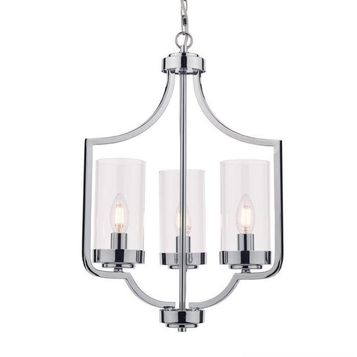 Joseph – Polished Chrome 3 Light Chandelier – Laura Ashley