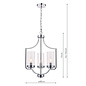 Joseph – Polished Chrome 3 Light Chandelier – Laura Ashley