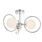 Saturn – 3 Light Semi Flush Contemporary Ceiling Light